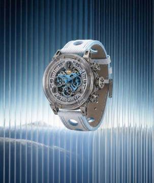B.R.M Racing MK-44 White polished Chrongraph