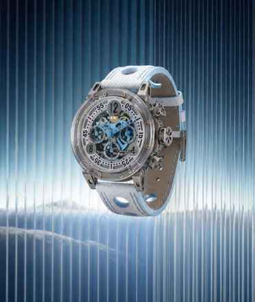  B.R.M Racing MK-44 White polished Chrongraph 
