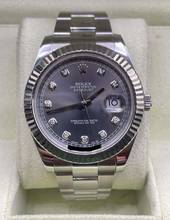 Thumbnail von Rolex Datejust II 41 Rhodium Diamond Dial + box top condition