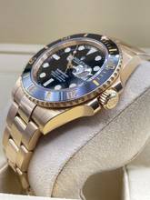 Thumbnail von Rolex Submariner Date Black Dial like NEW Yellowgold 18Kt. with Original Papers