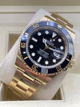 Thumbnail von Rolex Submariner Date Black Dial like NEW Yellowgold 18Kt. with Original Papers
