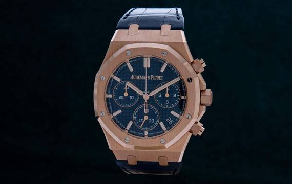  Audemars Piguet Royal Oak Chronograph Selfwinding Chronograph 50th Anniversary Royal Oak 26240OR.OO.D315CR.01 Blue Dial 50th Anniversary 