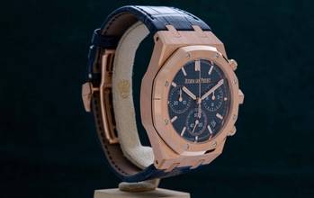 Thumbnail von Audemars Piguet Royal Oak Chronograph Otomatik Kronograf 50. Yıl Anısına Royal Oak 26240OR.OO.D315CR.01 Mavi Kadran 50. Yıl Anısına