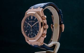 Thumbnail von Audemars Piguet Royal Oak Chronograph Otomatik Kronograf 50. Yıl Anısına Royal Oak 26240OR.OO.D315CR.01 Mavi Kadran 50. Yıl Anısına