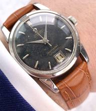 Thumbnail von Omega Seamaster Calendar Black GILT Dial Vintage Automatic Automatik ref 2757 2757