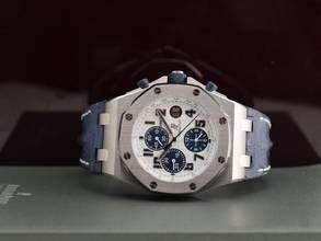Thumbnail von Audemars Piguet Royal Oak Offshore Chronograph 26170st Chronograph Sertifikalı Navy - Neredeyse Yeni 2008