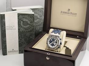 Thumbnail von Audemars Piguet Royal Oak Offshore Chronograph 26170st Chronograph Sertifikalı Navy - Neredeyse Yeni 2008