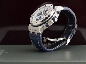 Thumbnail von Audemars Piguet Royal Oak Offshore Chronograph 26170st Chronograph Sertifikalı Navy - Neredeyse Yeni 2008