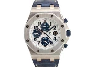 Thumbnail von Audemars Piguet Royal Oak Offshore Chronograph 26170st Chronograph Zertifiziert Navy - Wie neu 2008