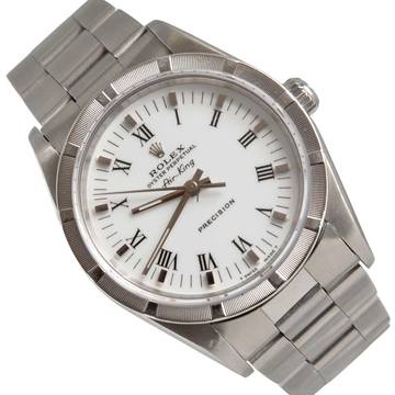 Rolex Air-King 14010 Precision 34MM Engine-Turned bezel Vollständiges Set 1998