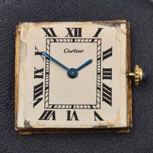 Thumbnail von Cartier Tank Louis Cartier London Tank Louis Cartier Groß extra-flach Elfenbein-Zifferblatt Gelbgold 18KT sehr selten
