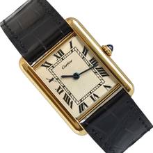 Thumbnail von Cartier Tank Louis Cartier London Tank Louis Cartier Groß extra-flach Elfenbein-Zifferblatt Gelbgold 18KT sehr selten