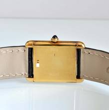 Thumbnail von Cartier Tank Louis Cartier London Tank Louis Cartier Groß extra-flach Elfenbein-Zifferblatt Gelbgold 18KT sehr selten