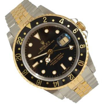 Rolex GMT-Master II 16713 Luminova Zifferblatt schwarzer Bezeltop-Zustand