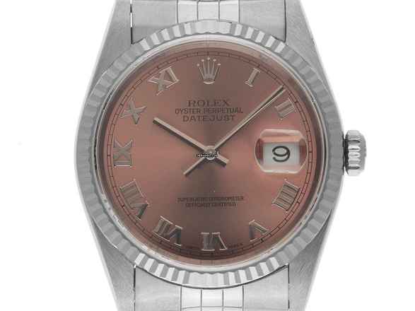  Rolex Datejust 36 Ref.16234 1998 Full Set sehr gut Vintage Datejust Stahl 18kt Weißgold 