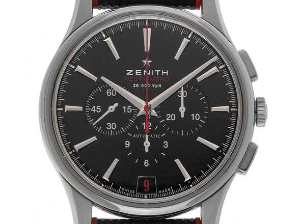  Zenith Red Primero Ref.03.2115.400/21.C703 2018 Full Set wie Neu Vintage Red Primero 