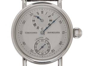  Chronoswiss Régulateur Grand Regulator Ref.CH6723 2008 Full Set sehr gut Vintage Grand Régulateur Leder Faltschließe 