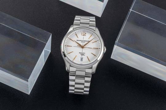 Baume & Mercier Clifton Stahl Automatik Herrenuhr Ref. M0A10793 B&P 2025