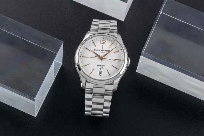  Baume & Mercier Clifton Stahl Automatik Herrenuhr Ref. M0A10793 B&P 2025 