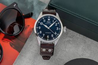 Thumbnail von IWC Große Fliegeruhr Big Pilot's Watch 43 Automatik Stahl Herrenuhr Ref IW329301 B&P