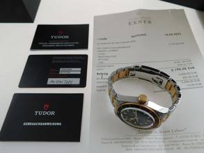 Thumbnail von Tudor Black Bay GMT Heritage GMT kullanılmamış Güvenlik Kasası Saat Full Set 2022 LC 100 ile tamamen orijinal set, ilk satın alma faturası ile mağaza yeni gibi