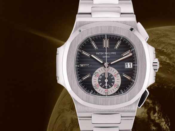  Patek Philippe Nautilus 5980/1a Blue Dial - Punzone Di Ginevra Like New - Full Set 2008 