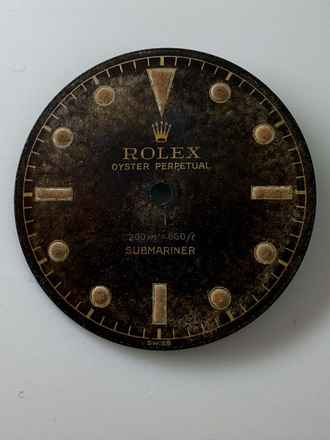  Rolex Submariner (No Date) 6538 Gilt Radium Dial Tropical Dial Only No Relume! 