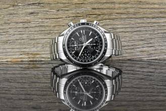 Thumbnail von Omega Speedmaster Day Date Tripel Date 32205000 Black Dial 40MM - Zertifikate