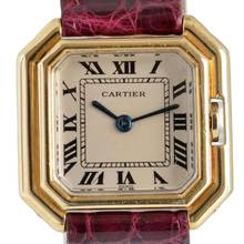 Thumbnail von Cartier Ceinture Paris Damen 25MM Gelbgold 18KT sehr selten 1930