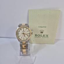 Thumbnail von Rolex Oyster Perpetual 34 Ouro & Aço Automático Completo
