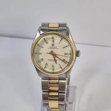 Thumbnail von Rolex Oyster Perpetual 34 Ouro & Aço Automático Completo
