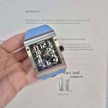 Richard Mille RM 016 RM016-01 Beyaz Altın Ekstra Düz İskelet Otomatik Tam