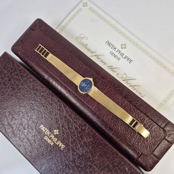 Patek Philippe Ellipse d'Or Golden Ellipse Lady Tiffany Edition Full Gold Corda Completo