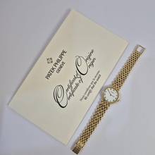 Thumbnail von Patek Philippe Calatrava Lady Vollgold 25mm Handaufzug Komplett