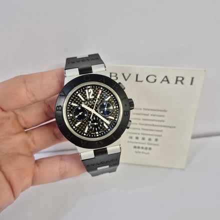 Bulgari Diagono Alüminyum Chrono Karbon Fiber 44mm Otomatik Tam