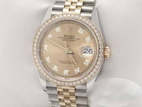 Thumbnail von Rolex Datejust 36 126283 Rbr 2019 Stahl Gelbgold 750 Diamanten Automatik Gold