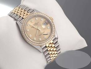Thumbnail von Rolex Datejust 36 126283 Rbr 2019 Stahl Gelbgold 750 Diamanten Automatik Gold