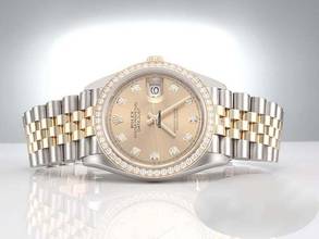 Thumbnail von Rolex Datejust 36 126283 Rbr 2019 Stahl Gelbgold 750 Diamanten Automatik Gold