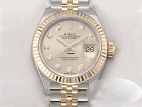 Thumbnail von Rolex Lady-Datejust 28 279173 Edelstahl Gelbgold 750 Diamanten Automatik Stainless Steel 18kt Yellow Gold Jubilé-band Chronometer Oyster