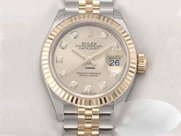  Rolex Lady-Datejust 28 279173 Edelstahl Gelbgold 750 Diamanten Automatik Stainless Steel 18kt Yellow Gold Jubilé-band Chronometer Oyster 