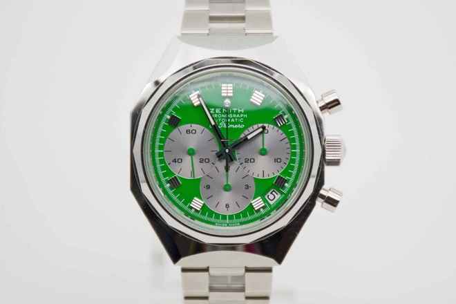 Zenith Defy Chronograph USM Edition Green Dial Fullset, 2025 yılından USM dolabı ile, 51 numara 60'tan