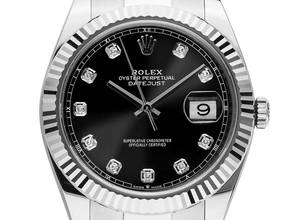 Thumbnail von Rolex Datejust 41 Diamanten Ref.126334 2020 Full Set wie Neu Datejust Diamanten Stahl 18kt Weißgold