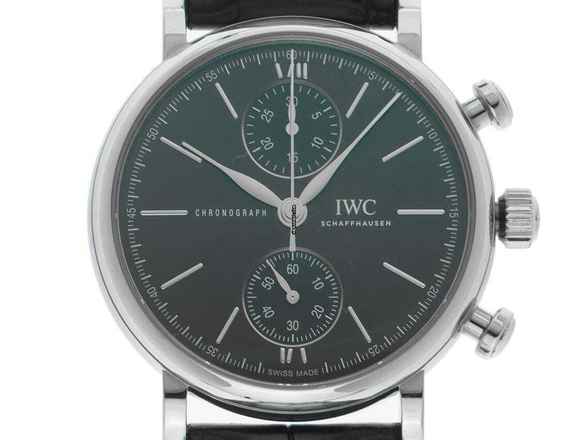  IWC Portofino Chronograph Ref.IW391405 2026 Full Set Ungetragen Portofino Chronograph Green Dial 