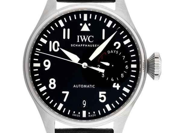  IWC Große Fliegeruhr Big Pilot´s Watch Ref.IW501001 2026 Full Set Ungetragen Big Pilot`s Watch Leder Faltschließe 