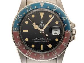 Thumbnail von Rolex GMT-Master rot blau Pepsi Ref.1675 1969 Full Set original Vintage GMT Master Pepsi open 6/9