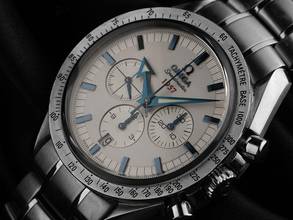 Thumbnail von Omega Speedmaster Broad Arrow 1957 Ref.321.10.42.50.02.001 2012 Box&Beschreibung sehr gut Vintage Speedmaster Broad Arrow 1957