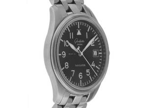 Thumbnail von Glashütte Original Navigator Ref.11-03-30-70-74 1996 original Box sehr gut Vintage Navigator