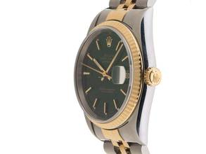 Thumbnail von Rolex Datejust 36 Ref.16233 1996 LC 100 Full Set sehr gut Vintage Datejust Green Dial