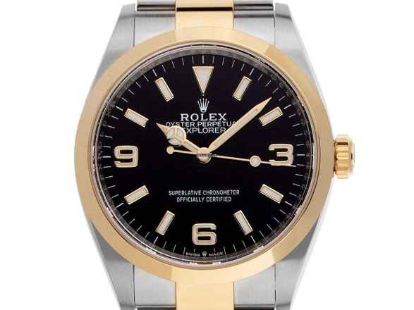 Rolex Explorer I Ref.124273 2022 Tam Set neredeyse yeni Explorer I