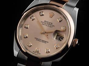 Thumbnail von Rolex Datejust 36 Ref.116201 2016 Full Set wie Neu Vintage Datejust Diamanten